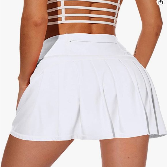 XIEERDUO Women's Athletic Tennis Golf Skirts with Pockets Size Medium - Picture 4 of 8